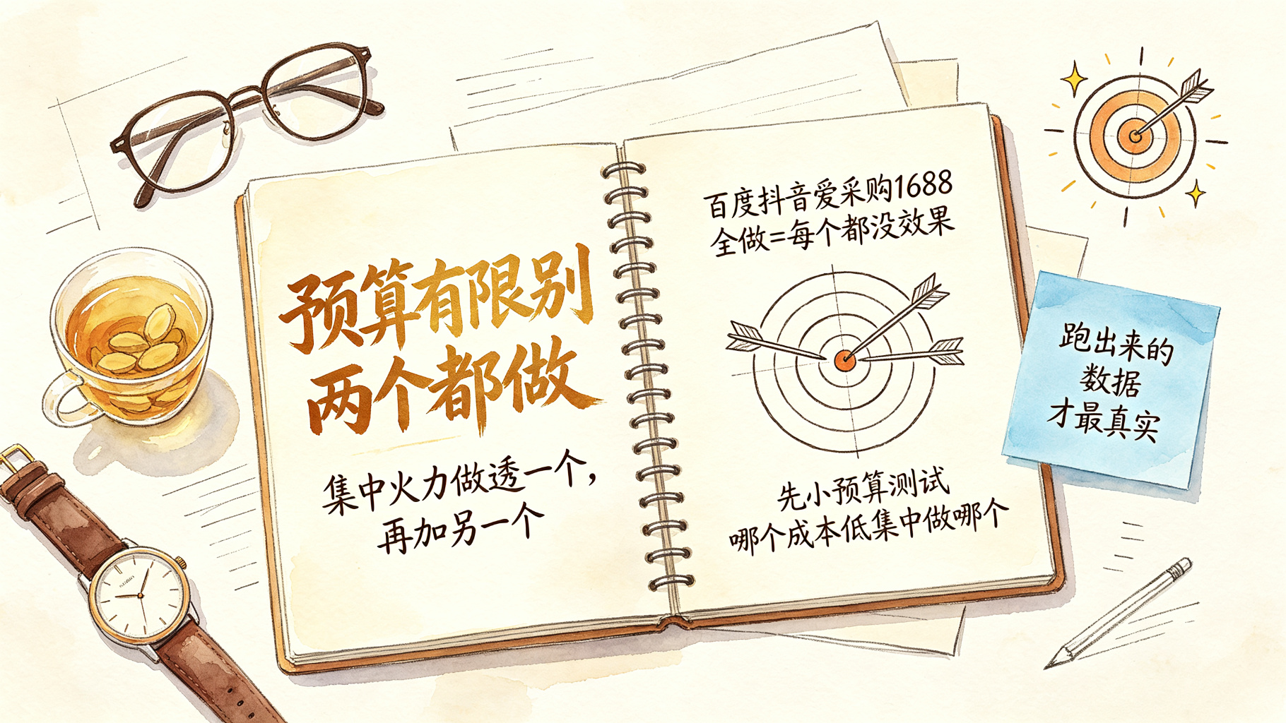 百度和抖音都想做预算不够先做哪个_对比？-图片3